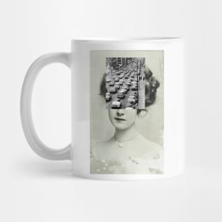 Surrealist Collage Mug